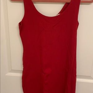 Sexy split hem red dress ❤️